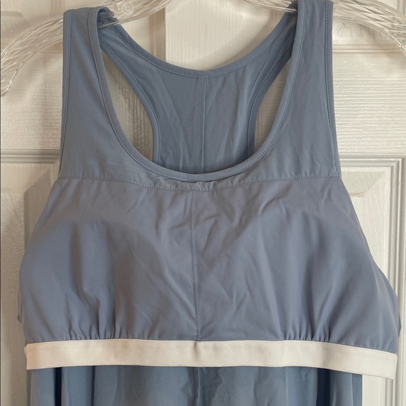 HALARA BREEZEFUL RACER BACK WITH POCKETS HI LOW MIDI DRESS LIGHT BLUE SZ XL - Picture 10 of 14